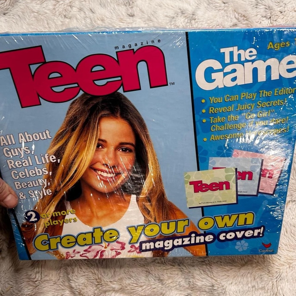 Teen Magazine NIB cover game 90s 1995‎ new in box